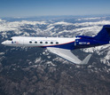 The NSF/NCAR Gulfstream V in flight.